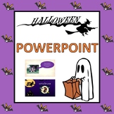 Portuguese Halloween PowerPoint: O Dia das Bruxas (Pre-K to 1st)