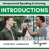 Portuguese | Introductionss & Greetings: EDITABLE Low-Prep