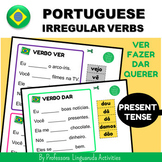 Português Verbos Irregulares - Portuguese Worksheet - VER 