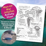 Portuguese Man-o-War Jellyfish Activity Page