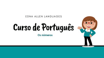 Preview of Portuguese Numbers - Os números cardinais e ordinais PPT editável