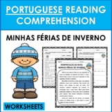 Portuguese Reading Comprehension: O INVERNO (WINTER IN POR