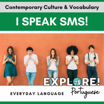 Preview of Portuguese | SMS and Texting: Engaging, Low-Prep EDITABLE Activity
