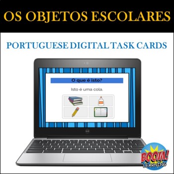 School Supplies in Portuguese - Objetos da Escola Jogo da Memória em  Português
