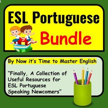 Preview of Portuguese Speakers ESL Newcomer Activities-ESL Back to School (Bundle)