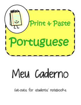 Preview of Portuguese Student Name Label