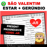 Portuguese Valentine's Day Worksheets: São Valentim Verbo 