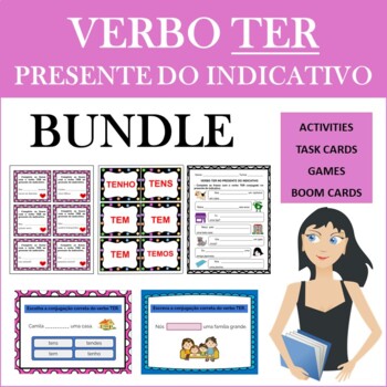 Preview of Portuguese Verb TER no Presente do Indicativo BUNDLE