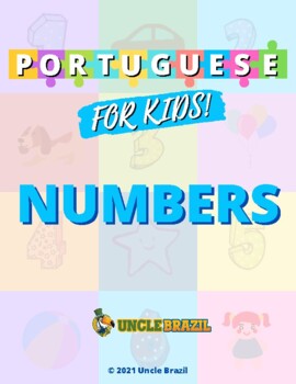 Preview of Portuguese for kids - Numbers (1 - 10)