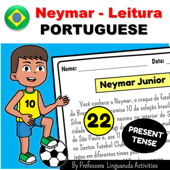 Preview of Portuguese reading comprehension - Português - Neymar Brazilian Soccer