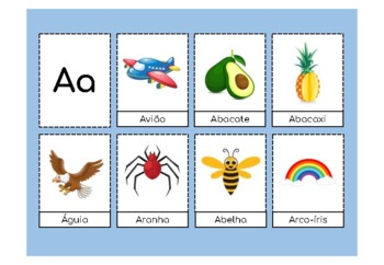 Preview of Portuguese vowel posters
