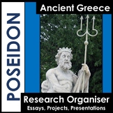 Poseidon - Ancient Greece - Research Worksheet - Research 