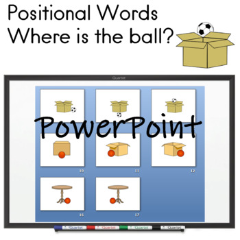 Preview of Positional Words  Where is the ball?  PowerPoint