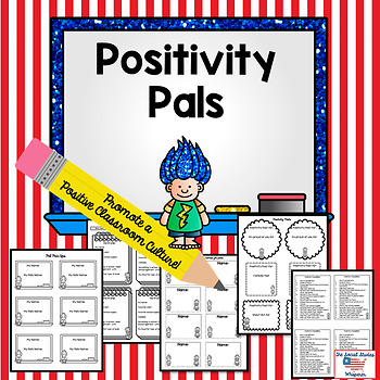 Preview of Positivity Pals Character Education Plan