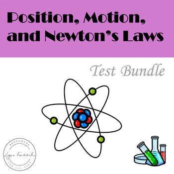 Preview of Position, Motion, and Newton's Laws Test Bundle