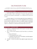 Position Paper (Lecture Notes and PowerPoint Presentation)