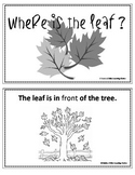 Position Word Booklet-Where is the Leaf?