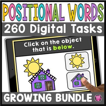 Preview of Position Words Kindergarten Positional Language and Directional Words