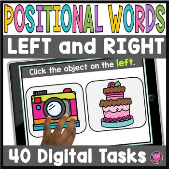 Preview of Kindergarten Positional Words LEFT and RIGHT Activities - PreK Position Words