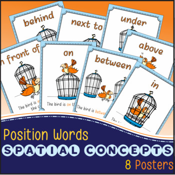 Preview of Position Words {Spatial Concepts} Posters