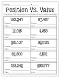 Position vs. Value Freebie