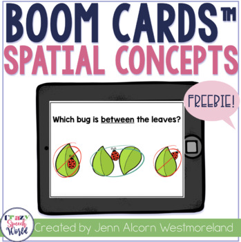 Preview of Positional Concepts BOOM Cards™ for Speech Therapy - Free