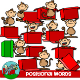 Preposition Positional Word Clip art