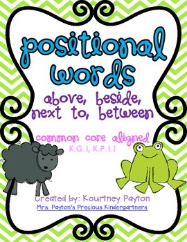 Preview of Positional Words (Above, Beside, Next To, Between)