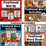 Positional Words BUNDLE Activities- Preschool, Kindergarte