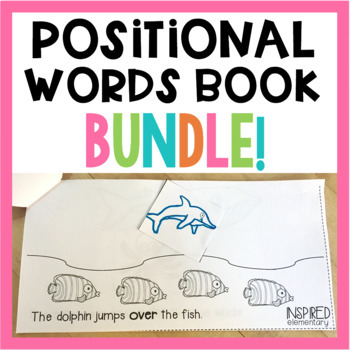 Preview of Positional Words Book Bundle!