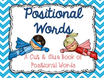 Preview of Positional Words Book - FREEBIE