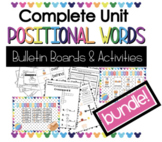Positional Words Bundle (Location/Directional) Activities,