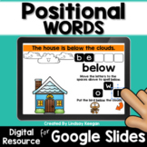 Positional Words Digital Math Activities for Google Slides