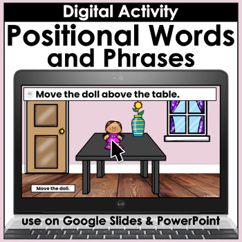 Preview of Positional Words Digital Resource