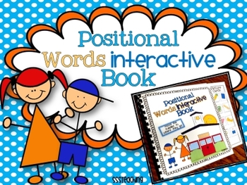 Preview of Positional Words Interactive Book - Prepositions TOO!