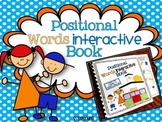 Positional Words Interactive Book - Prepositions TOO!