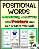 Positional Words Activities & Posters Prepositions