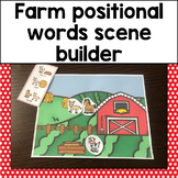 Positional Words Preschool Center Activity Farm themed