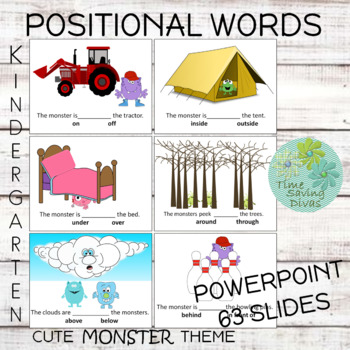 Preview of Positional Words Kindergarten