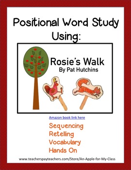 Preview of Positional Words Using Rosie's Walk for K,1st & 2nd grades
