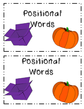 Positional Words book by cristie smith
