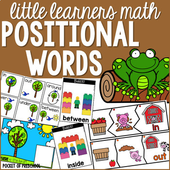 Preview of Positional Words for Preschool, Pre-K, & Kindergarten- Math for Little Learners