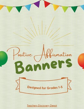 Preview of Positive Affirmation Banners: Spreading Happiness, One Message at a Time!