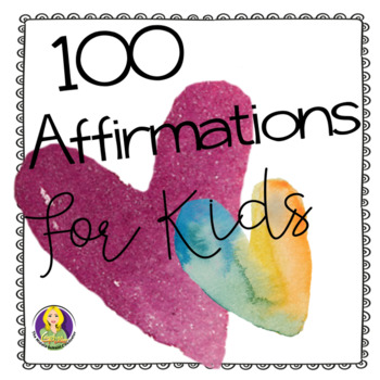 Preview of 100 Free Affirmations For Kids