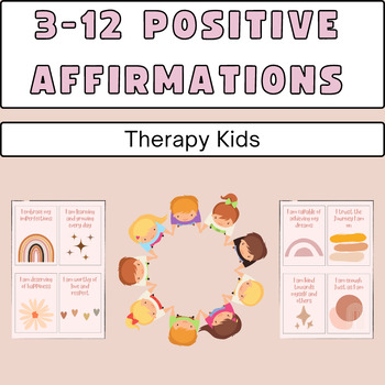 Preview of Positive Affirmation Cards-Boho