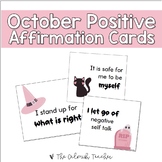 Positive Affirmation Cards - October