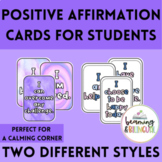 SEL Positive Self Talk Cards