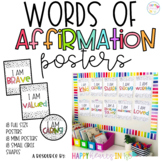 Positive Affirmation Classroom Posters