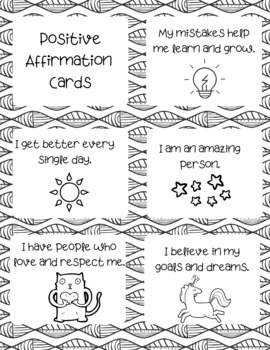 Think Possitive & Possitive Affirmation Coloring Book For Kids From Age 2 –  8 and adults, Simple