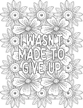 Positive Affirmation Coloring Pages | Motivational Coloring Sheets for Kids